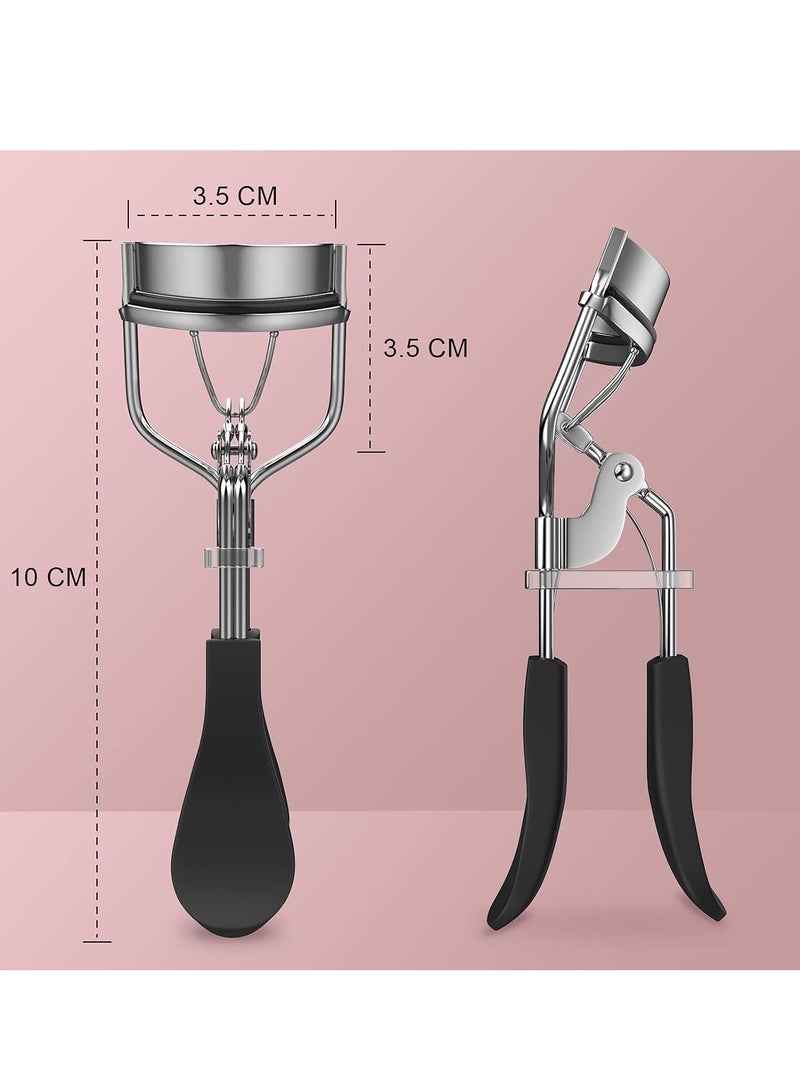Red Blossom Eyelash Curler, Strong, Contoured, Eye-Opening, Voluminous Lashes, Includes Additional Rubber Replacement Pad, Silver  - Image 5