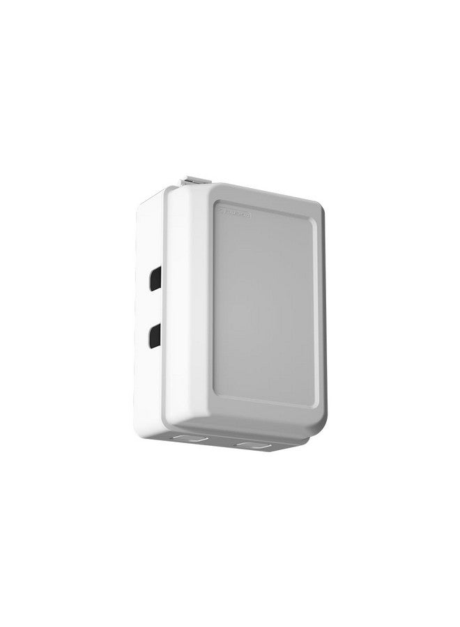 EUDEMON 1 Pack Updated Baby Safety Electrical Outlet Cover Box Childproof Plug Cover - More Space for Large Plugs Easy to Install & Use (White) - Image 1