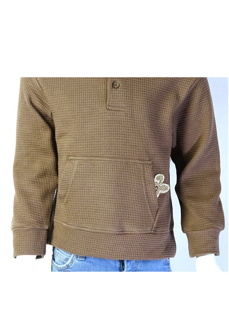 شلــــتر صناعة تركية فاخرة؛ سويت شيرت بنات من مجموعة شلـــتر 35647 - Image 4