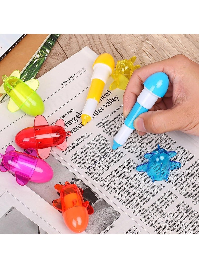 Y&D Mini Plane Ballpoint Pen, 30 Pcs Cute Cartoon Retractable Ball Pen for Kids, Nurse Pens, Airplane Party Favors Student School Office Supplies, Random Color  - Image 4