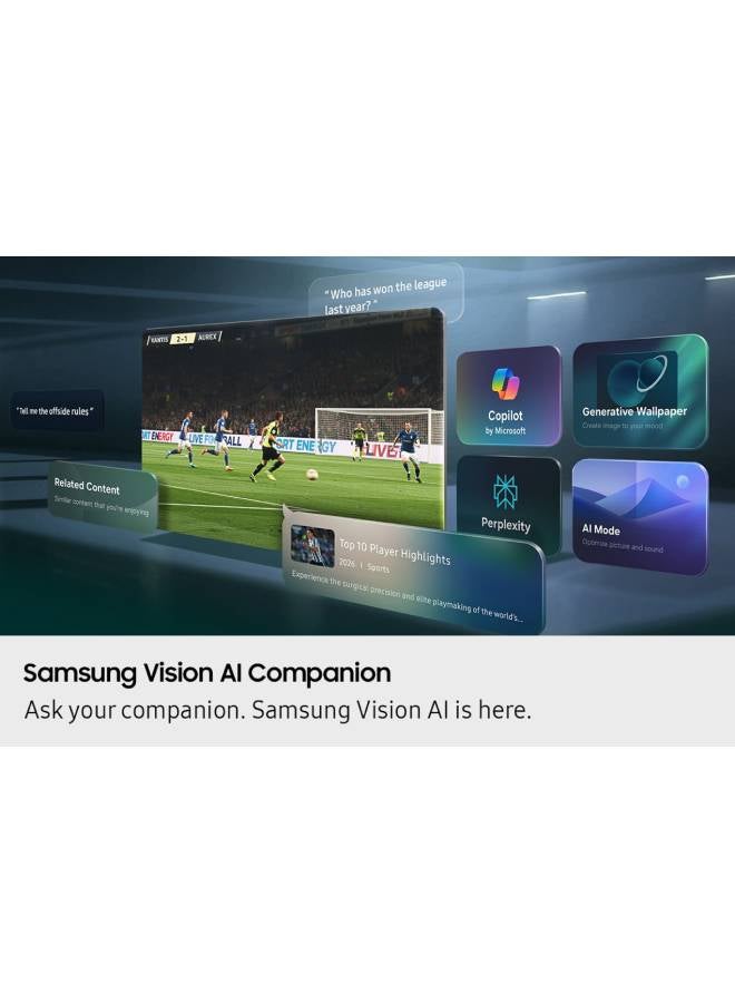 Samsung 65" Neo QLED QN80H 4K Samsung Vision AI Smart TV (2026) QA65QN80HAUXEG black - Image 5