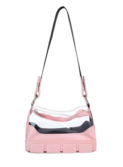London Rag Pink Clear Utility Handbag