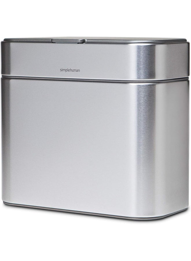 simplehuman Compost Caddy, Detachable and Countertop Bin, 4 Liter / 1.06 Gallon, Brushed Stainless Steel - Image 4