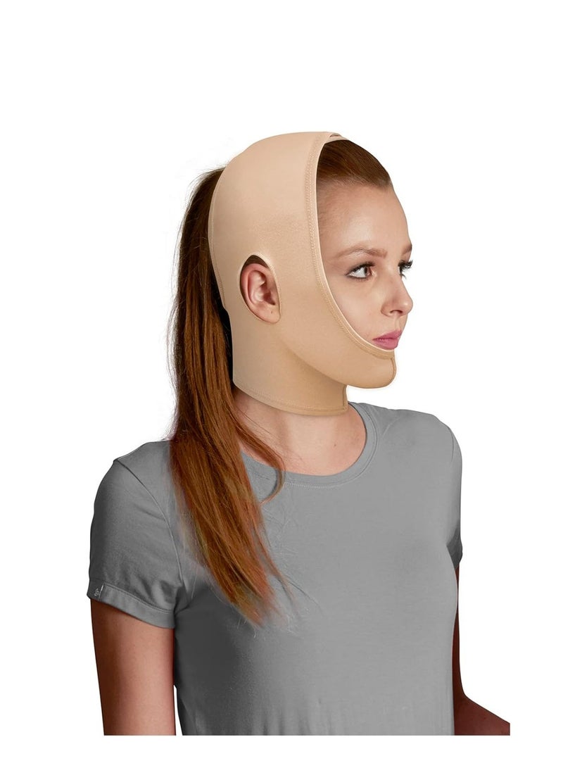 Tynor Compression Garment Face Open Hood |Post-Surgery Support, Adjustable & Comfortable for Men & Women | Universal Fit (Beige - 1 Unit) - Image 1