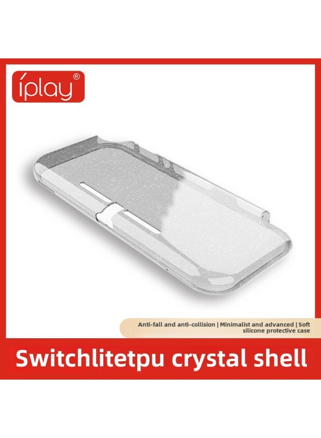 Private Model For Nintendo Switch Lite Tpu Crystal Shell Ns Host Glitter Powder Transparent Soft Protective Shell-Product Color:Transparent Flash - Image 2
