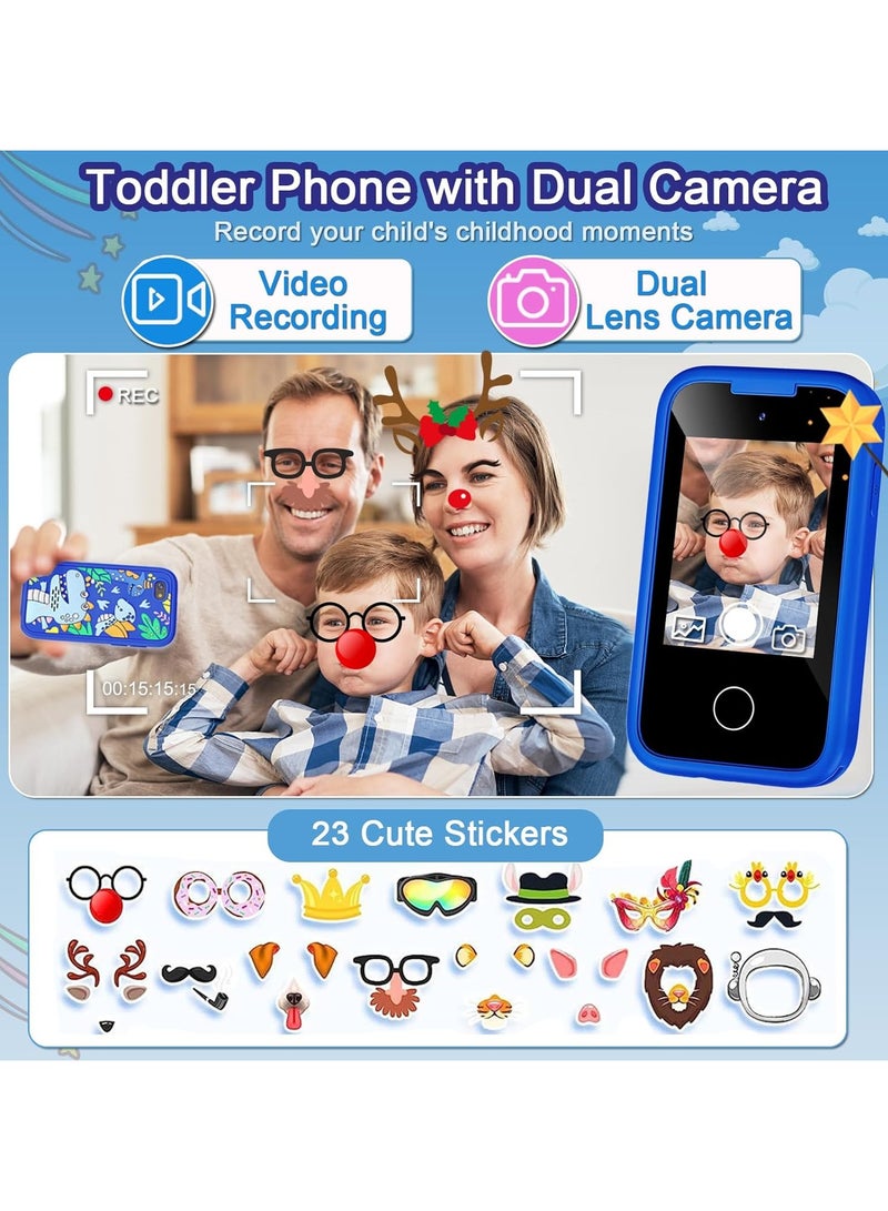 general Girls Toys for Kids Smartphone, 2.8 inch Touch Screen Toddler Learning Phone with Dual Camera, Games, Music Player, 8G SD Card - Image 3