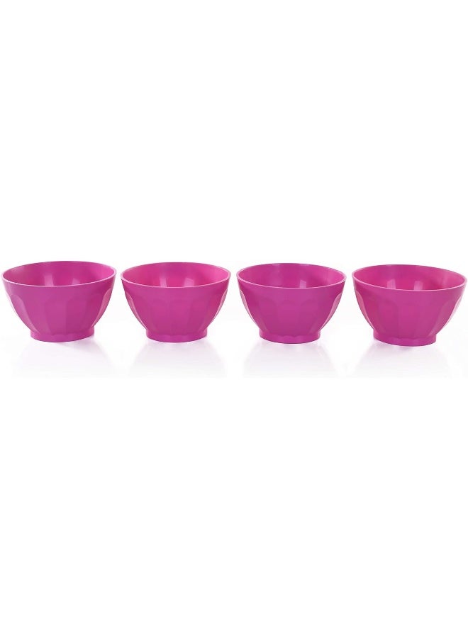Mintra Home Unbreakable Salad Bowls 250ml 4pc pack - Purple - Image 3