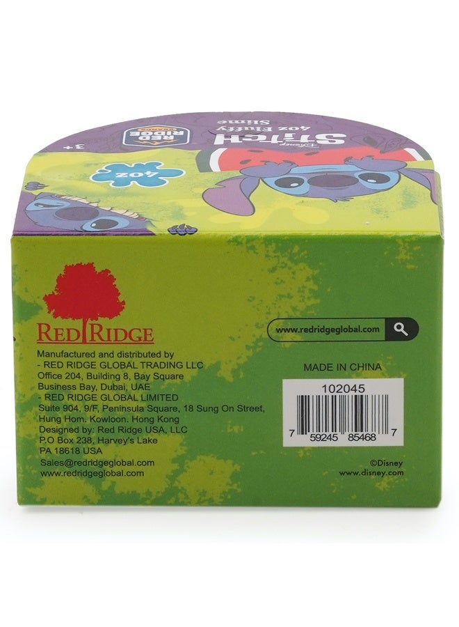 Disney Stitch 4oz Fluffy Slime |Soft, Stretchy & Non-sticky Slime For Kids & Adult | Fun Sensory & Stress Relief Toy | Green | Age 3+ Year - Image 3