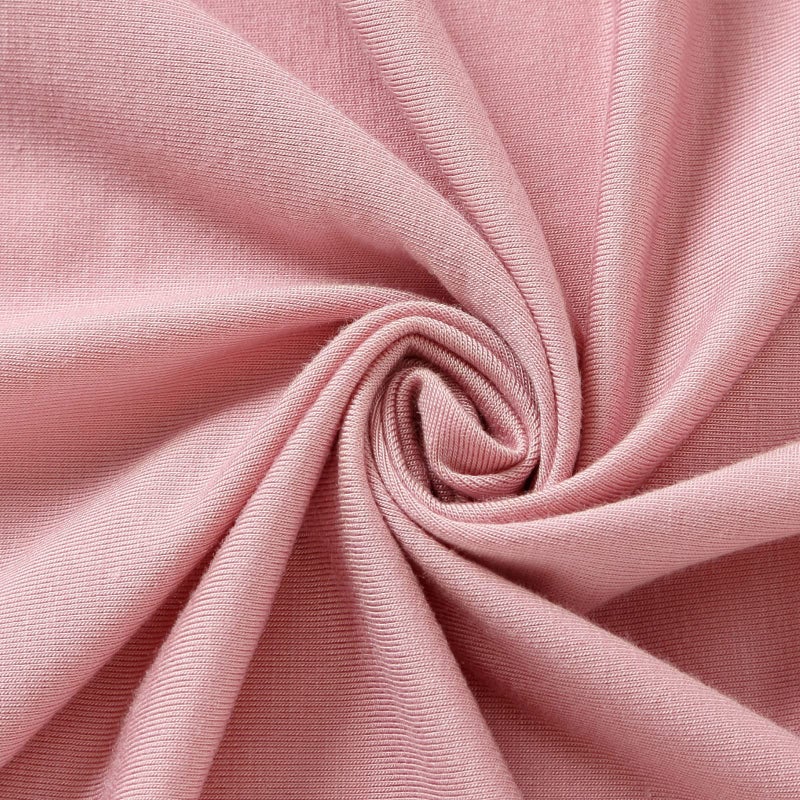 iEvolve Cotton Knitted Baby Swaddle Blanket with Hat Headband Set Newborn Swaddle Wrap Receiving Blankets for Baby Girl Boy 35 x 35(Pink) - Image 2