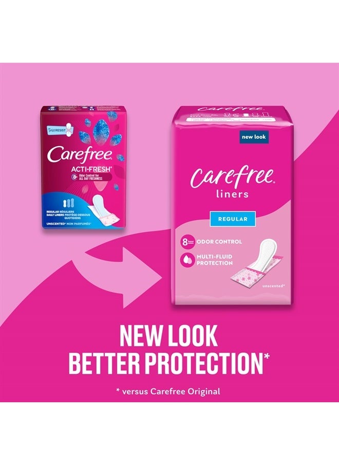 Carefree Panty Liners, Regular Liners, Wrapped, Unscented, 54ct (Packaging May Vary)  - Image 2