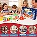 WUJYLY Christmas Slime Kit Xmas Slime NonSticky Soft Stretchy Slime Party Favors for Kids Perfect for Christmas Stocking Stuffers for Girls Boys - Image 4