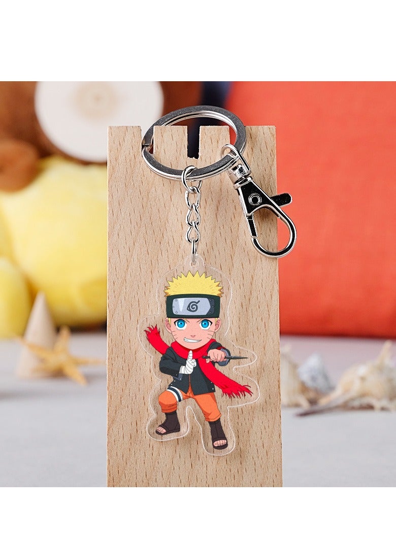 Naruto Acrylic Pendant Keychain