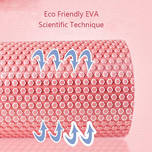 Bodylastics EVA Dotted Foam Roller for Deep Tissue Massage, Relief from Sore Muscles Pain, Pre & Post Exercise Fitness Workout Sessions (Pink, 60cms) - Image 4