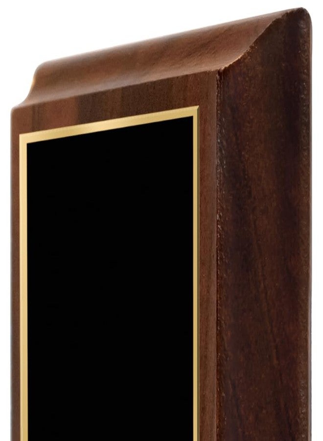 Crown Awards Thank You Classic Wood Plaque, 6 x 8 Custom Engraved Trophy Plaque Award - Image 3