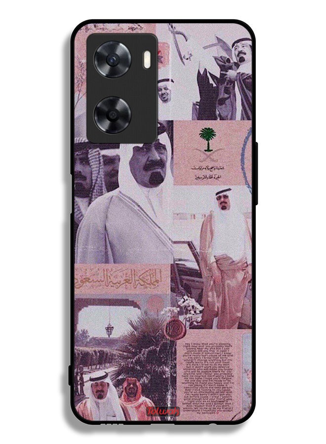 Tolwak Oppo A77s Protective Case Cover King Abdullah Vintage Poster - Image 2