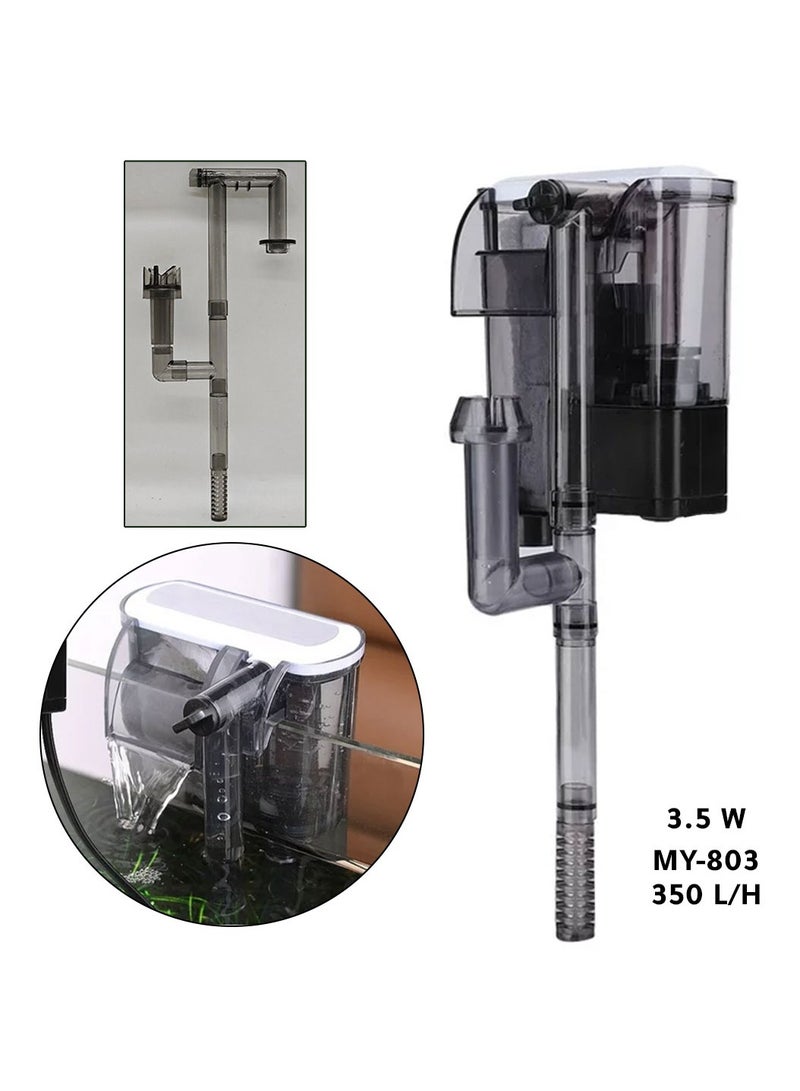 Generic Waterfall Filter with 3.5W Skimmer for Small Aquariums – Efficient Water Filtration and Cleanliness  - Image 1