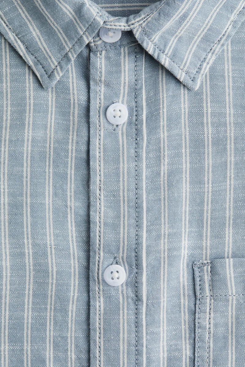H&M Short-Sleeved Cotton Shirt