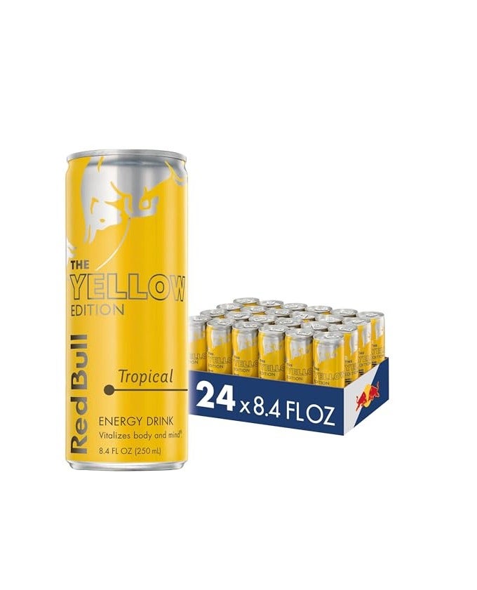 Red Bull Energy Drink Yellow Edition 6x4 250ml