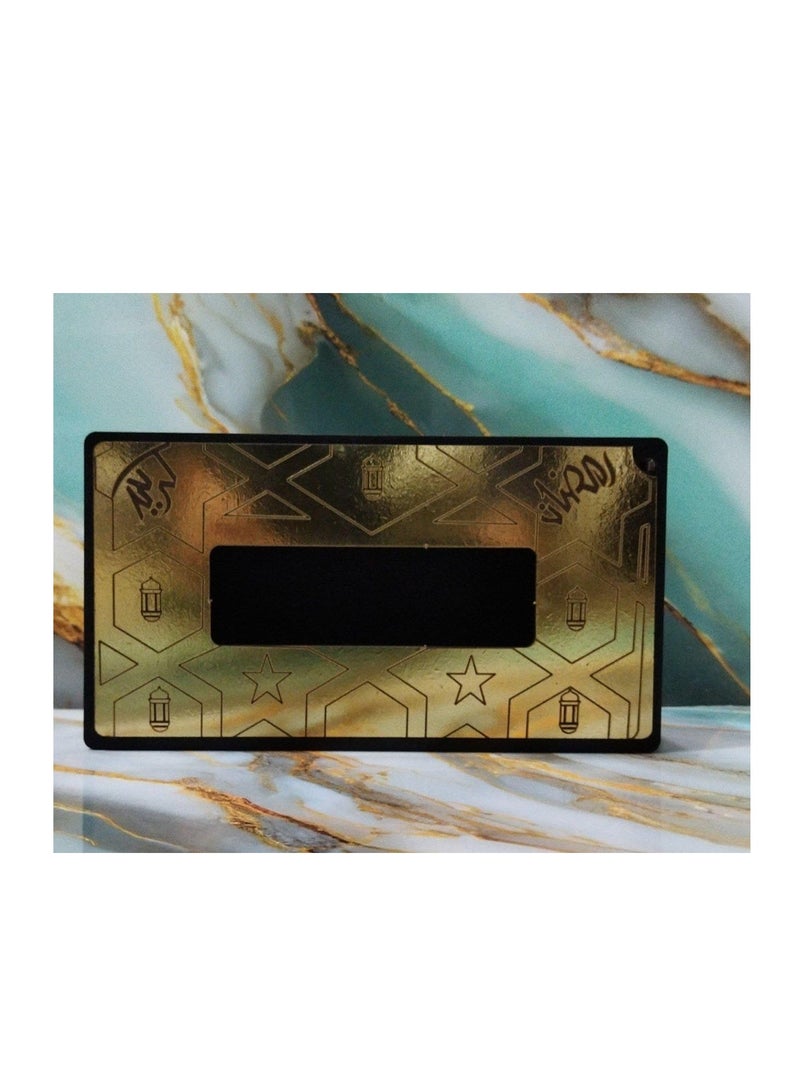 A distinctive laser engraved golden wooden tissue box for the holy month of Ramadan - Image 2
