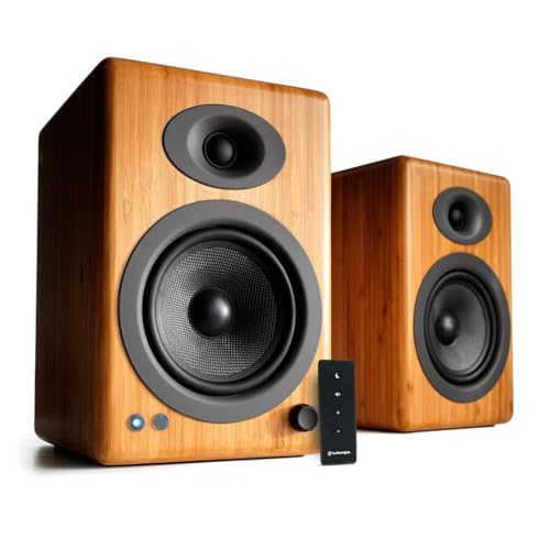 Audioengine A5 Powered Studio Playback Monitors and Bookshelf Speakers - Premium 150W Stereo Speakers for Music, Gaming, Turntables, Home Theater Systems - Image 1