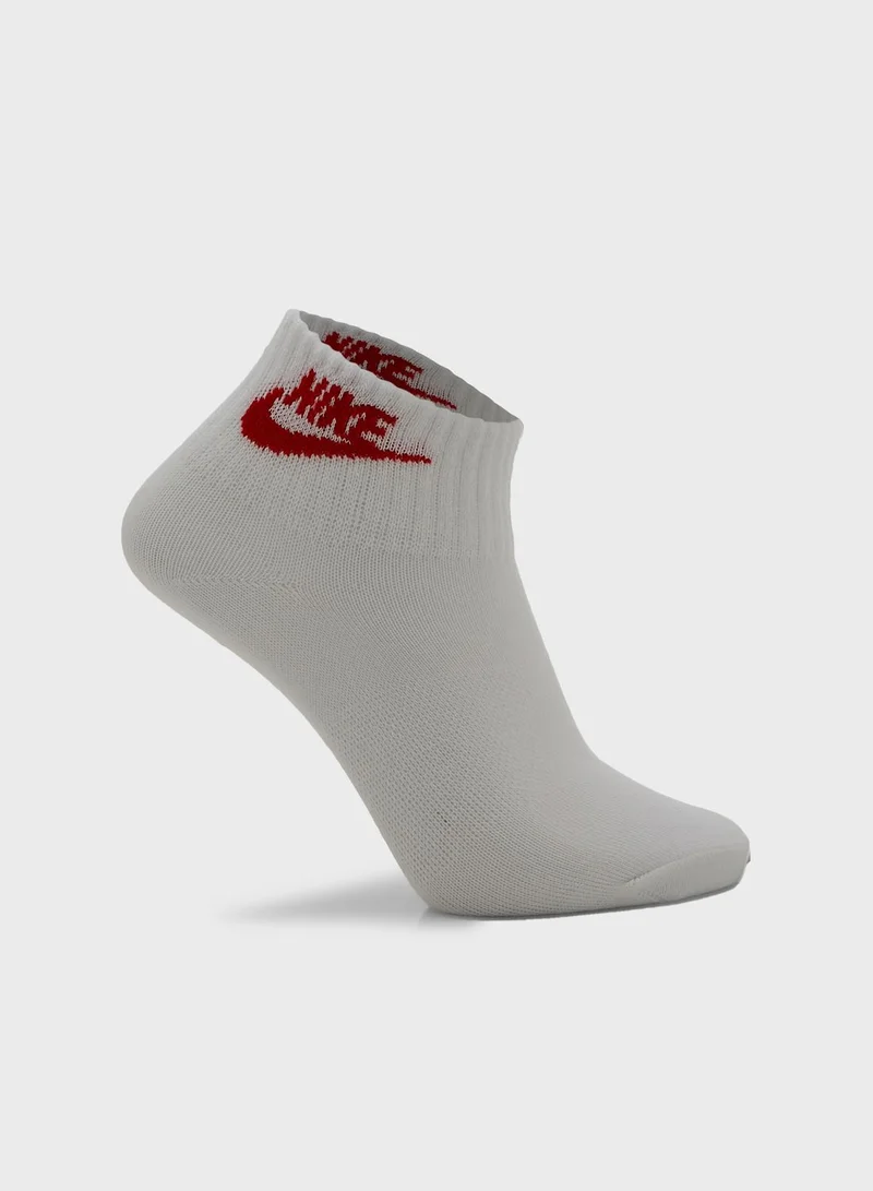 Nike 3 Pack Nsw Everyday Essential Ankle Socks