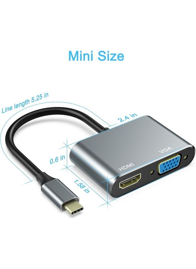 محول USB Type-C إلى VGA – تصميم عملي وجودة عرض عالية  - Image 2