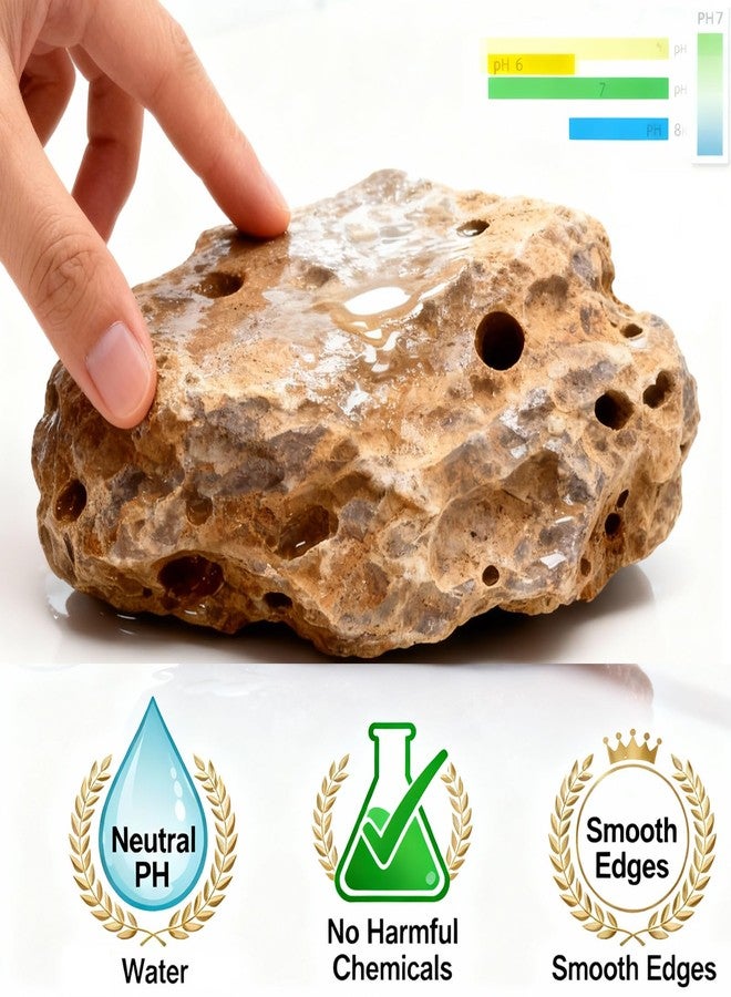 TankMatDecor Aquarium Rocks Dragon Stone Natural Hardscape Stone for DIY Aquariums, Fish Tanks, Bonsai, Terrariums, Paludarium Amphibian Enclosures (10Lb (3-8 inch), Dragon Stone) - Image 2