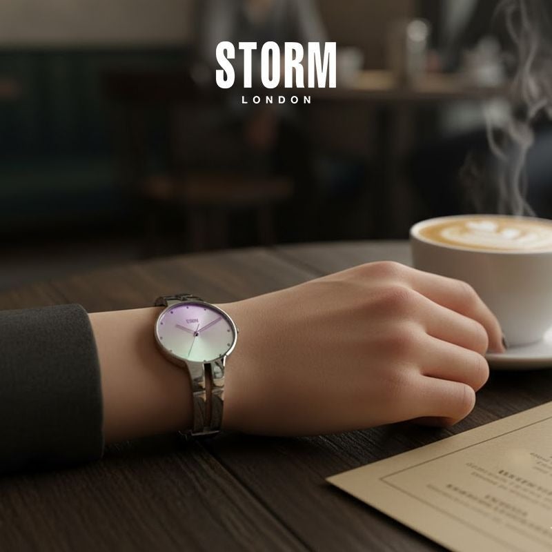 ستورم ساعة STORM البريطانية المستوردة من سلسلة RIZZINI للنساء، بحركة كوارتز وعدسات مستقطبة - Image 4