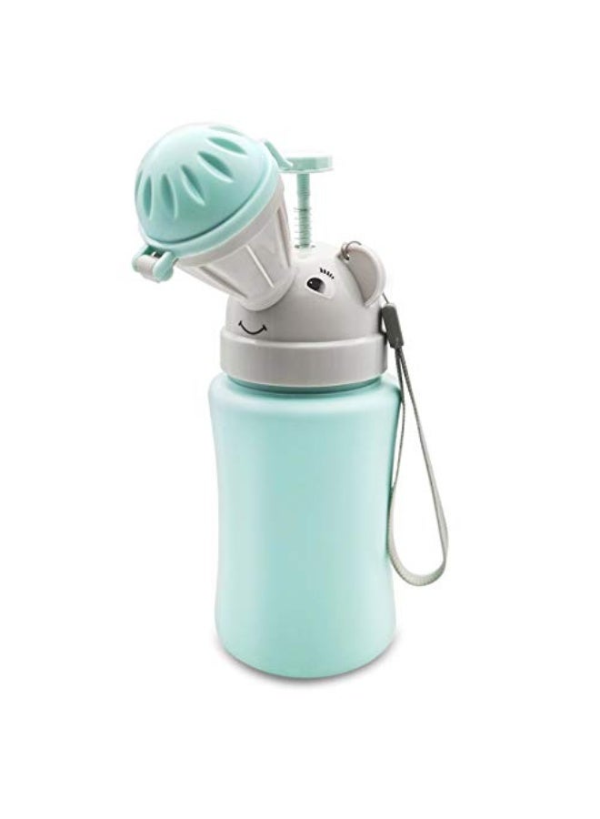 Generic Portable Travel Pee Bottle, Toddler Travel Essentials for Kids, Pee Buddy, Portable Potty for Kids Travel(Blue) - Image 1