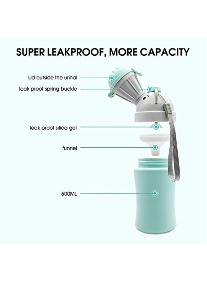 Generic Portable Travel Pee Bottle, Toddler Travel Essentials for Kids, Pee Buddy, Portable Potty for Kids Travel(Blue) - Image 5