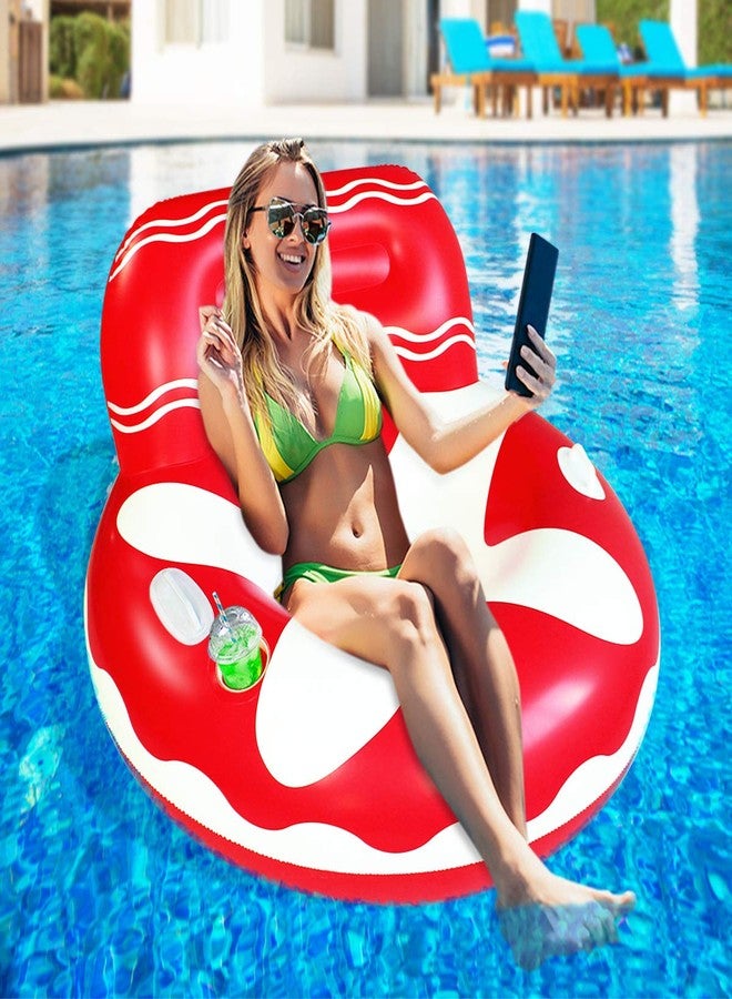 SUNSHINE-MALL Pool Lounger Float Hammock Inflatable Rafts Swimming Pool Air Sofa Floating Chair Bed Drifter Swimming Pool Beach Float for Kids Adult Inflatable Swim Float Inflatable Swim Chair and Sofa - Image 3