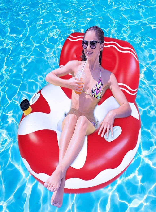 SUNSHINE-MALL Pool Lounger Float Hammock Inflatable Rafts Swimming Pool Air Sofa Floating Chair Bed Drifter Swimming Pool Beach Float for Kids Adult Inflatable Swim Float Inflatable Swim Chair and Sofa - Image 5