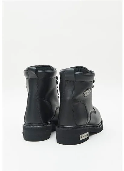 HARLEY DAVIDSON Gibson Women's Black Leather Boots