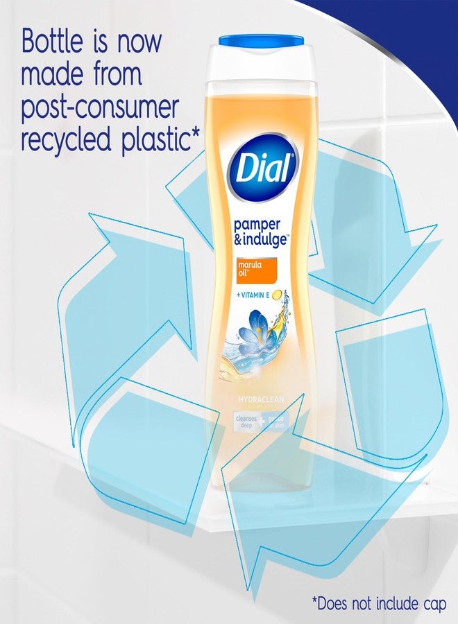 Dial Body Wash, Pamper & Indulge Marula Oil, 16 Fl Oz, (Pack of 4) - Image 4