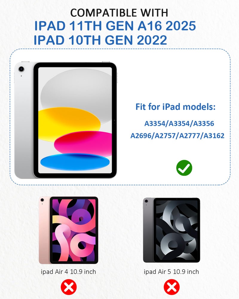 Xiron 2 Pack Paper Screen Protector for iPad A16 11th Gen 2025/10th Generation 2022(10.9 Inch), Matte PET Film for iPad 11"/10.9-inch, Write and Draw Like on Paper, Anti-Glare & Anti-Scratch - Image 2