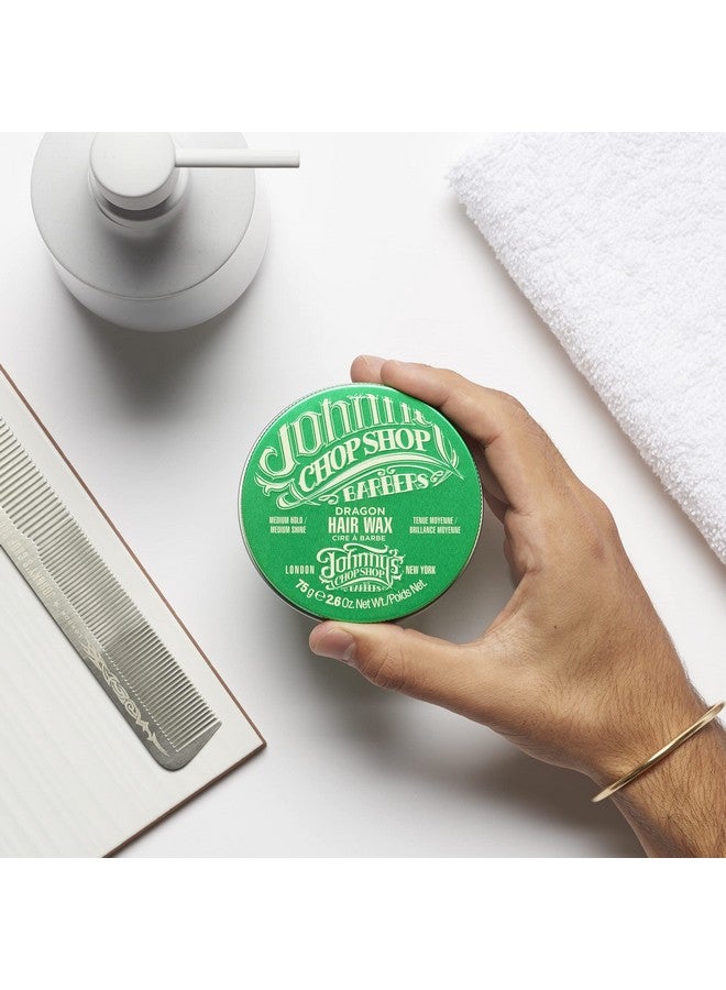 Johnny's Chop Shop Men's Hair Dragon Wax Medium Hold, Medium Nautral Shine, Non Greasy 2.6 oz (Pack of 1) - Image 5