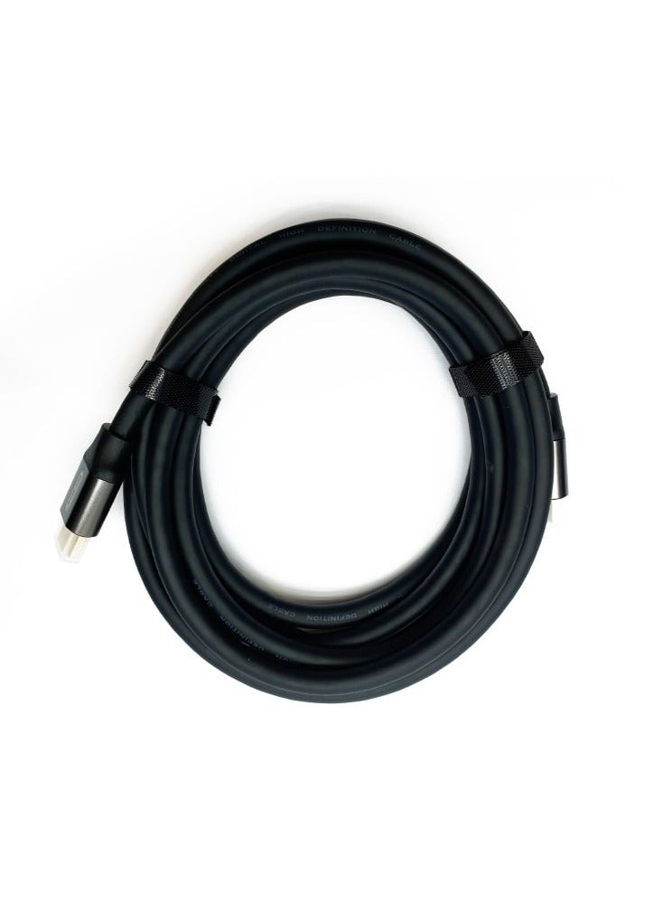 GO-DES GD HM802 3 Meter HDMI 4K High Definition Gold Plated Interface HDTV Digital Connecting Cable Black - Image 3