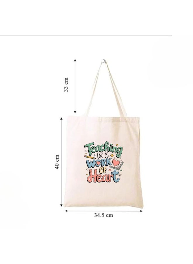PRINTSHOP4ME Teacher's Day Gift Combo–Printed Cotton Bag&Ceramic Mug|Ideal Gift For Teachers - Image 5