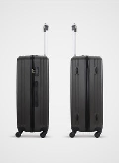 PARAJOHN Alpha Cabin Size ABS Hardside Spinner Luggage Trolley 20 Inch Dark Grey  - Image 3