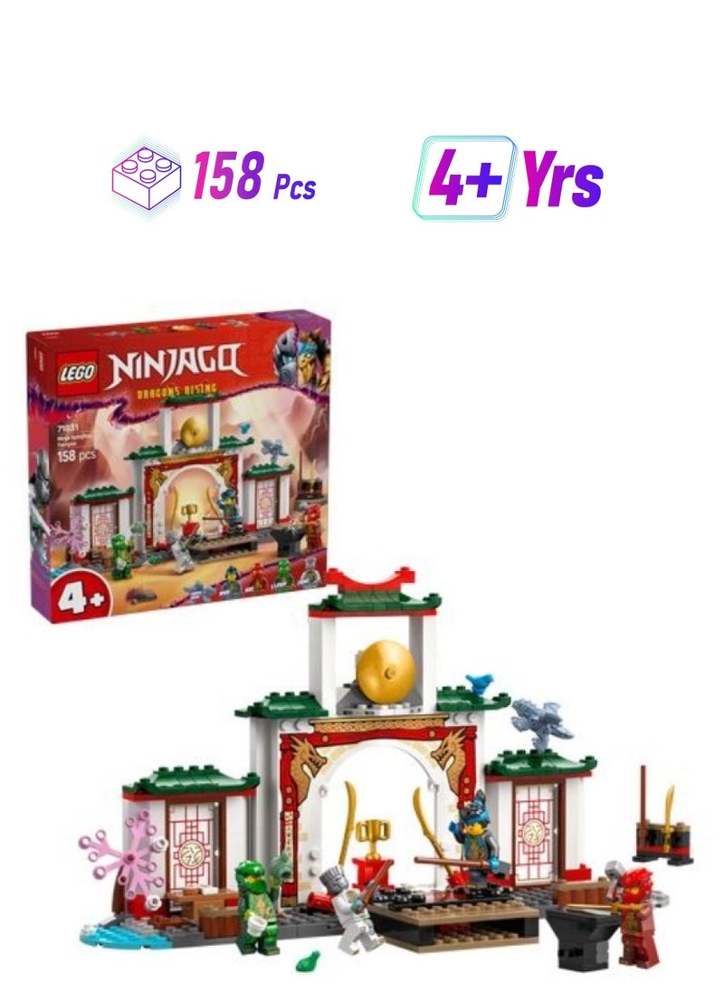 LEGO LEGO Ninjago Ninja Spinjitzu Temple Building Toy Set 71831  - Image 1