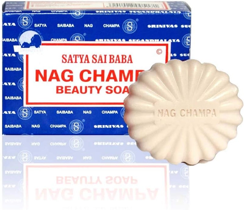 Satya Sai Baba Nag Champa Beauty Soap - 4 Bars, 150g Each, Total 600g - Image 2