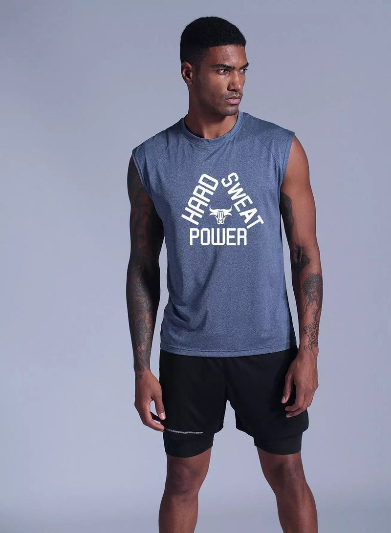 Men Letter Graphic Sports Tank Top - Image 3