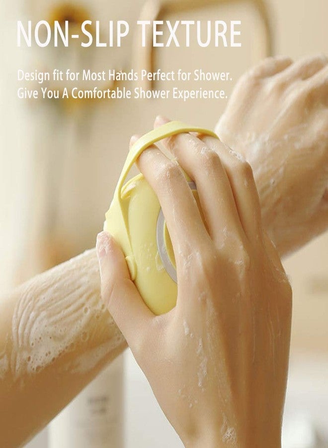 TRENDBIT (PACK OF 1 PC) Body Bath Brush, Silicone Soft Cleaning Bath Body Brush with Shampoo Dispenser - Skin Massage Brush Bath Bathroom Accessories (MULTICOLOR) - Image 3