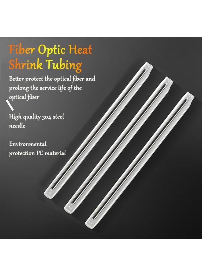 BURAQ 100pcs/pack 60mm Single Pin Optical Fiber Heat Shrinkable Tube Optical Hot Melt Tube - Image 2