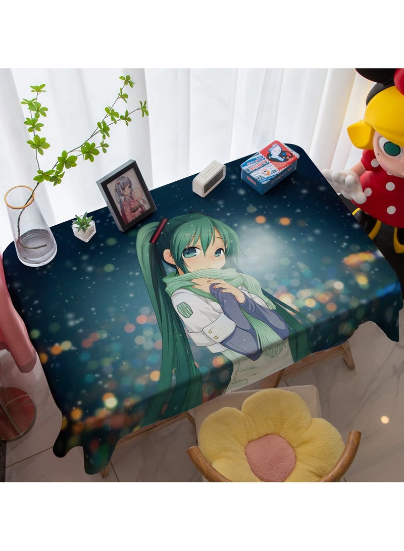 EBMINI New Anime Cartoon Waterproof Cloth Tablecloth 