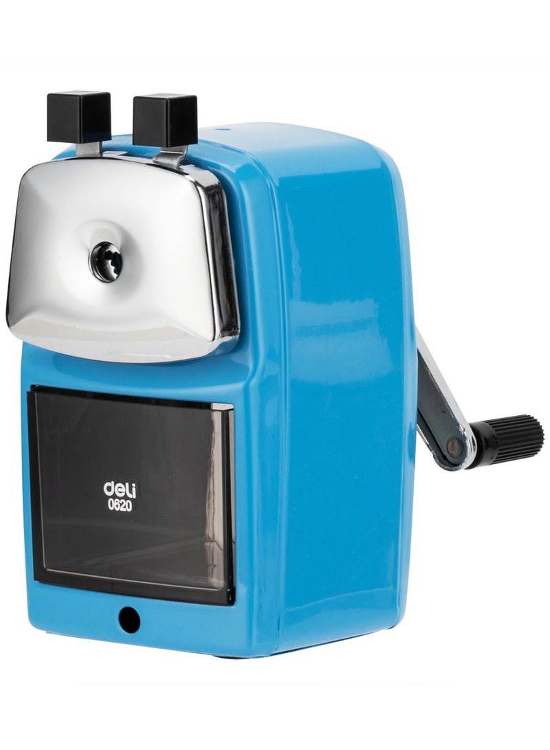 ديلي مبراة أقلام دوارة ، قطعة واحدة، 125×73×132 مم، تصميم يدوي مع حاوية نشارة - مثالية للاستخدام في المدرسة والمكتب - Image 2