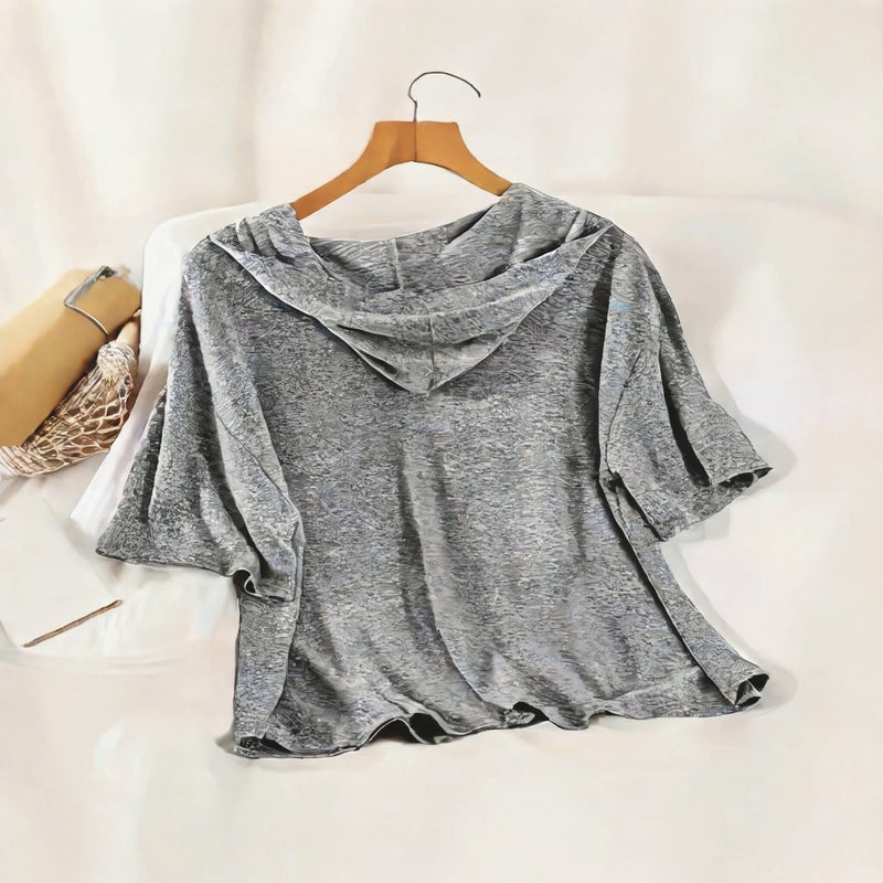 Women's Casual Sport Set Spring Summer Hooded Two-Piece Outfit - Image 4