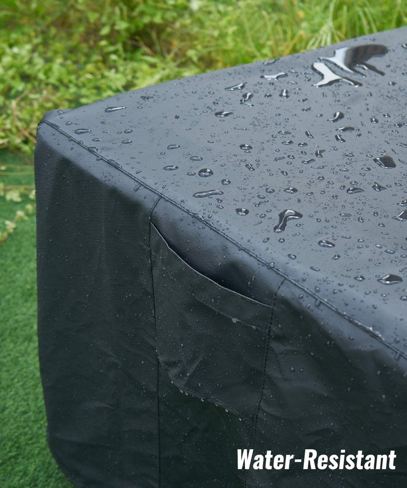 30 Inch Square Fire Pit Cover for Propane Fire Pit/Table, 100% Waterproof Cover Fits 28/30/32 Inch Fire Pit, All Weather Resistant - Image 3