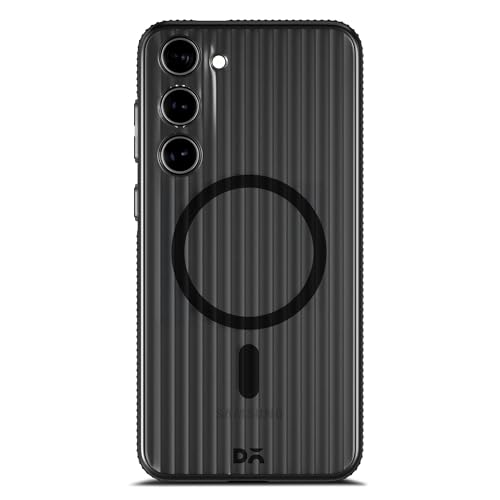 DailyObjects Beam 2.0 Magnetic Case Cover Compatible with Samsung Galaxy S23 Plus | Wireless Charging Slim Back Cover | 2 Layer Edge Protection & Shockproof - Black - Image 1