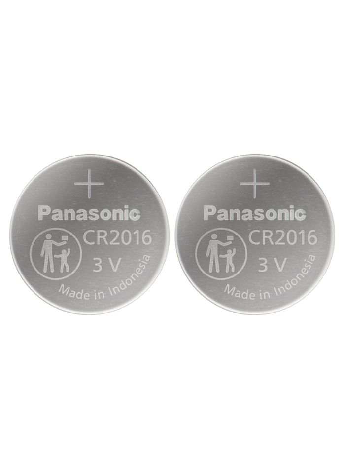 Panasonic CR 2016 Lithium Coin Battery Pack of 2 - Image 1